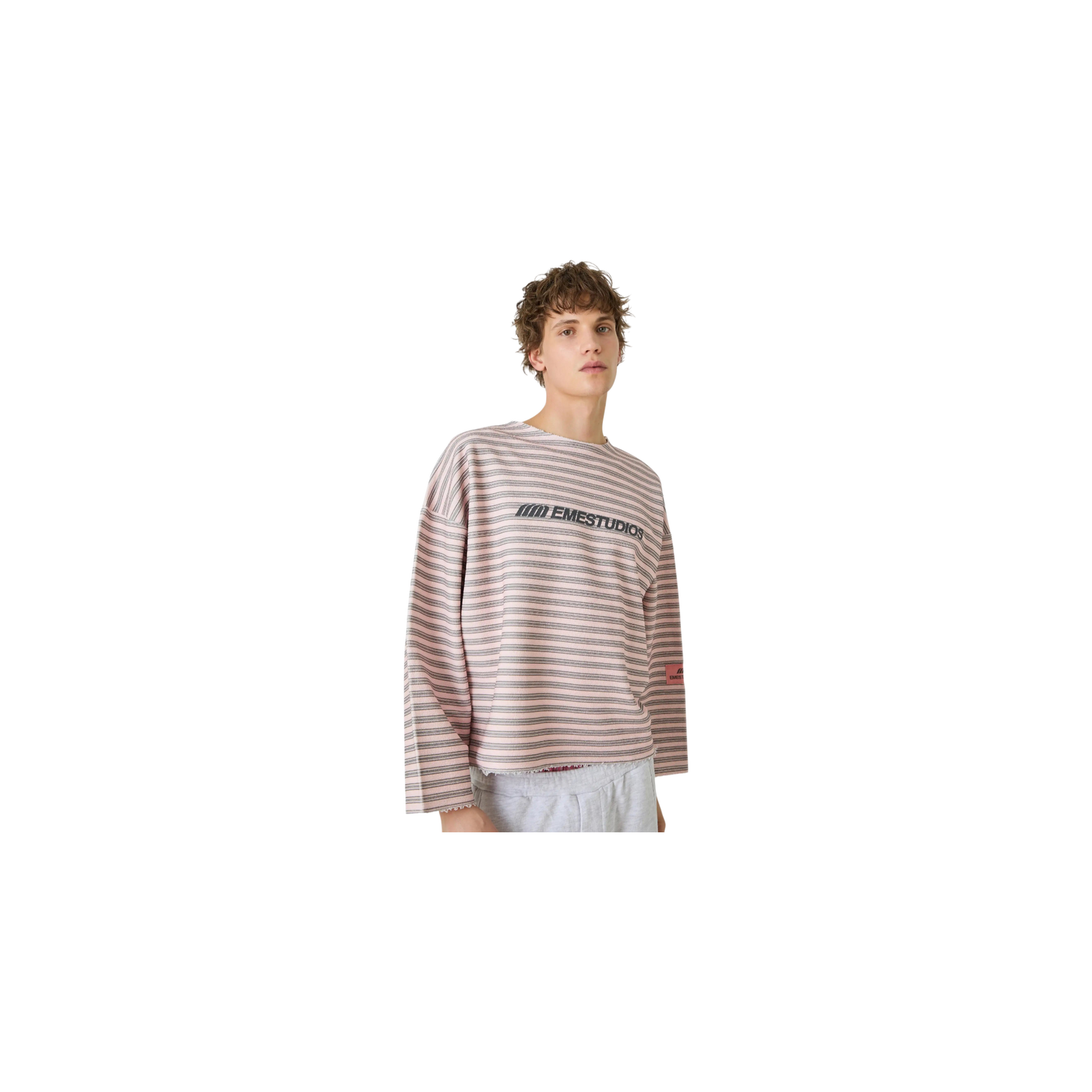 Eme Studios Dona Smoky Rose Reverse Crewneck