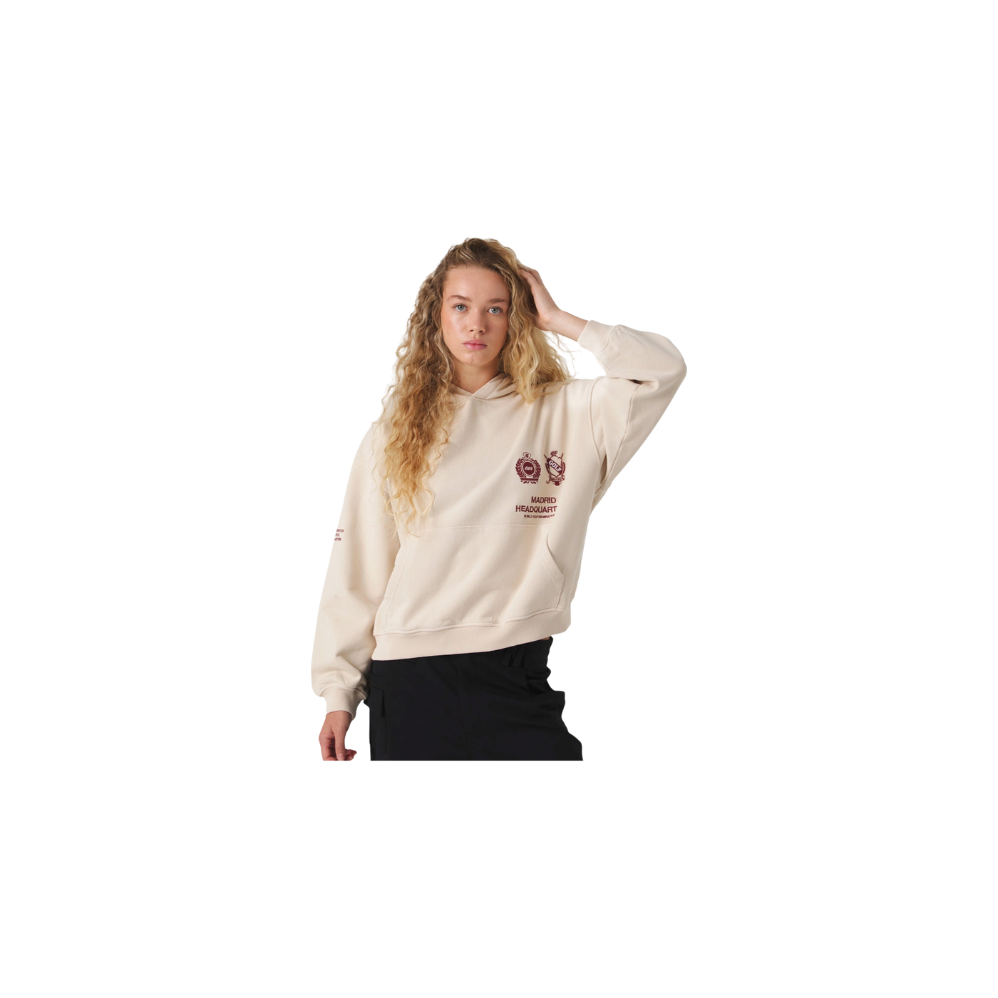 Eme Studios Dotti Off Sand Oversized Hoodie
