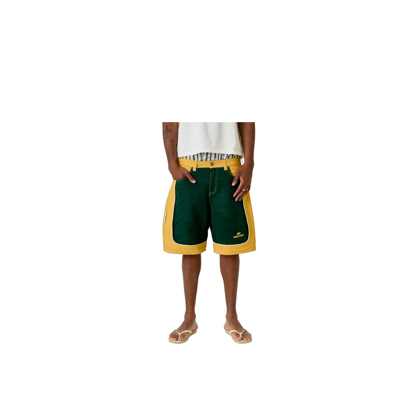 Eme Studios Dual Bossa Denim Shorts