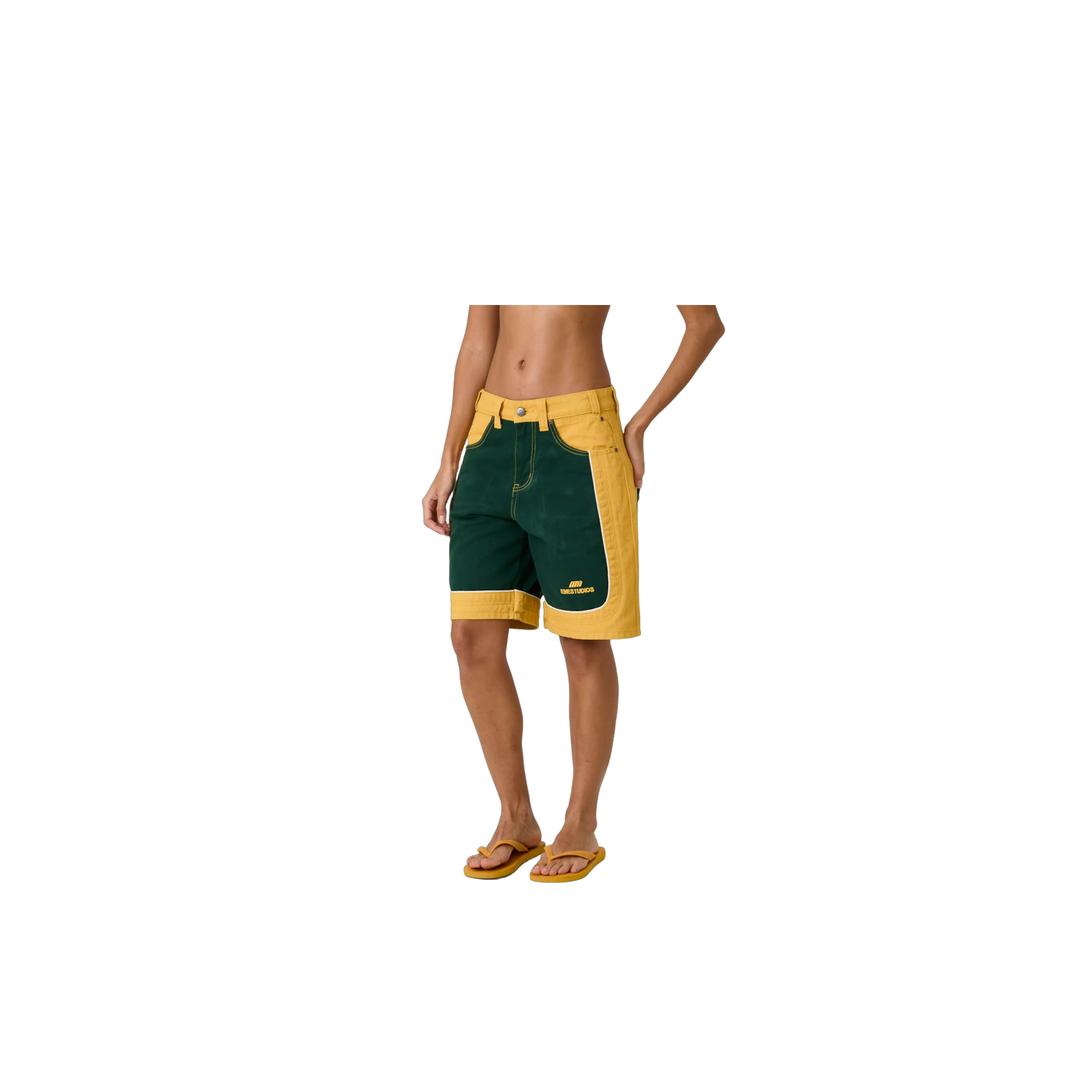 Eme Studios Dual Bossa Denim Shorts