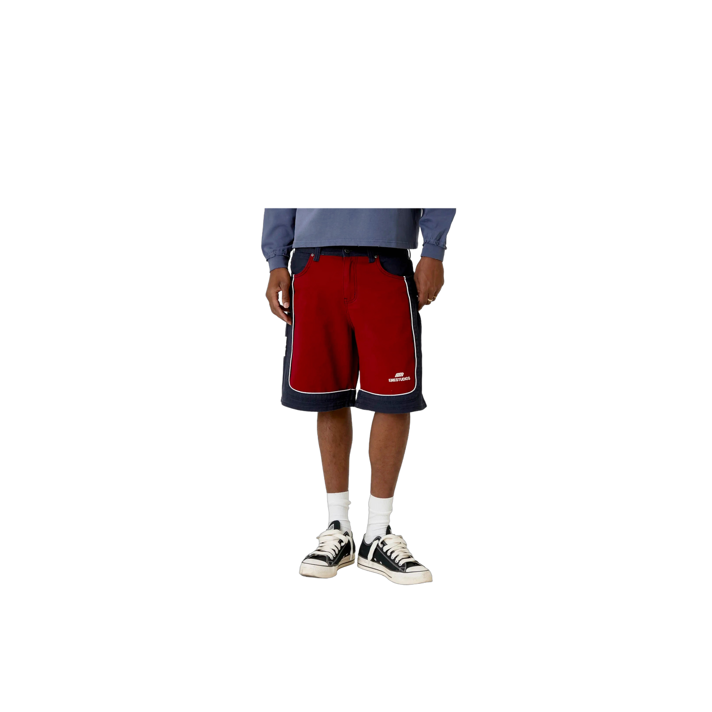 Eme Studios Dual Cherry Denim Shorts