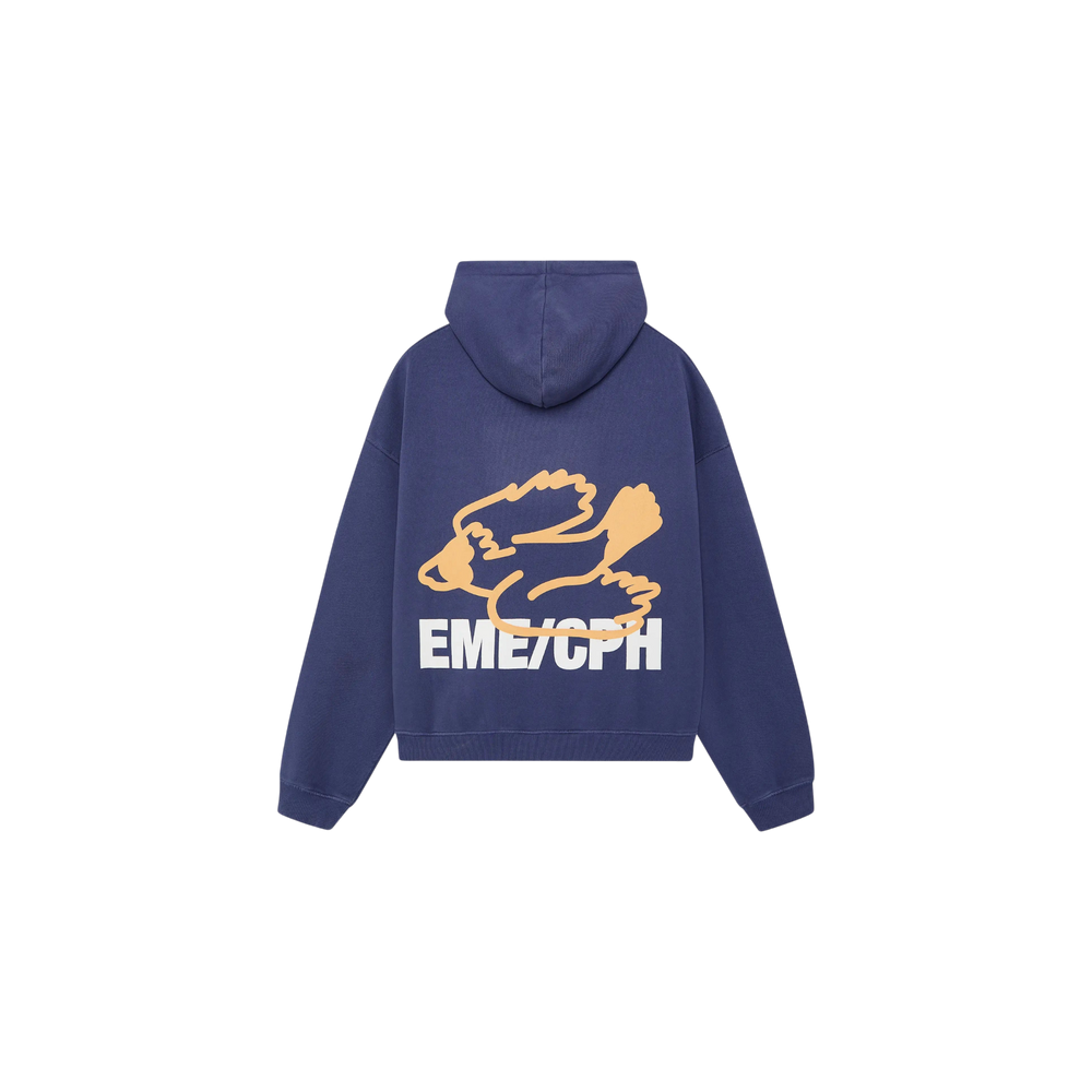 Eme Studios Due Navy Oversized Hoodie