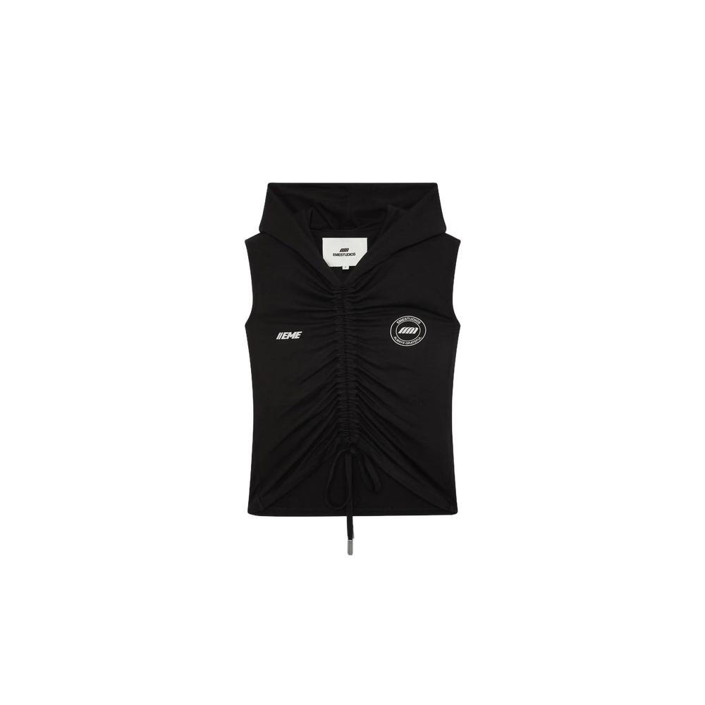Eme Studios Dune Black Hooded Top