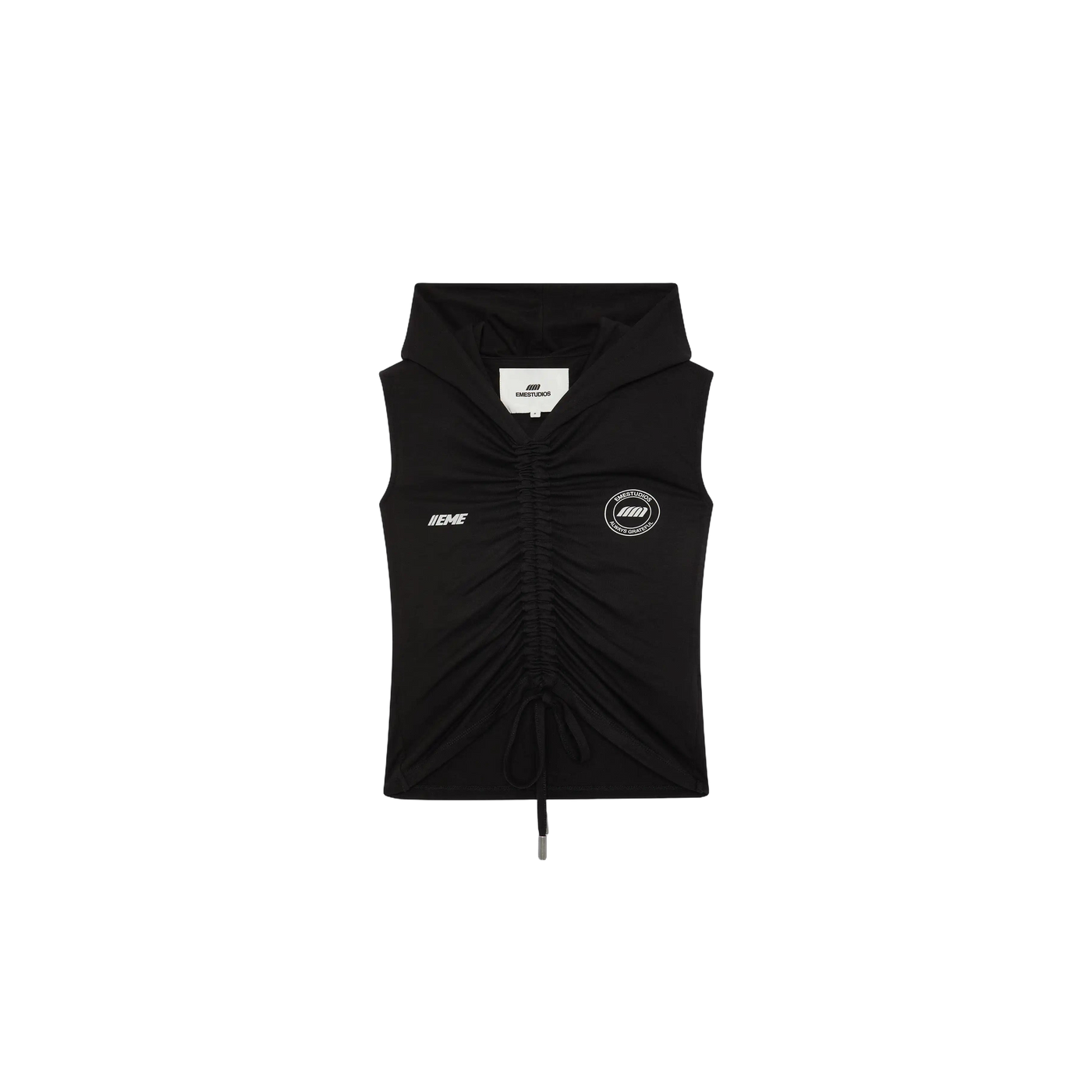 Eme Studios Dune Black Hooded Top