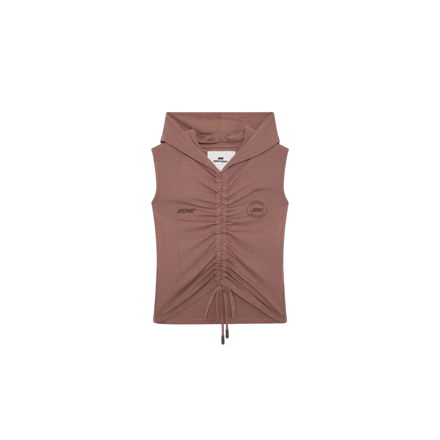 Eme Studios Dune Choco Hooded Top