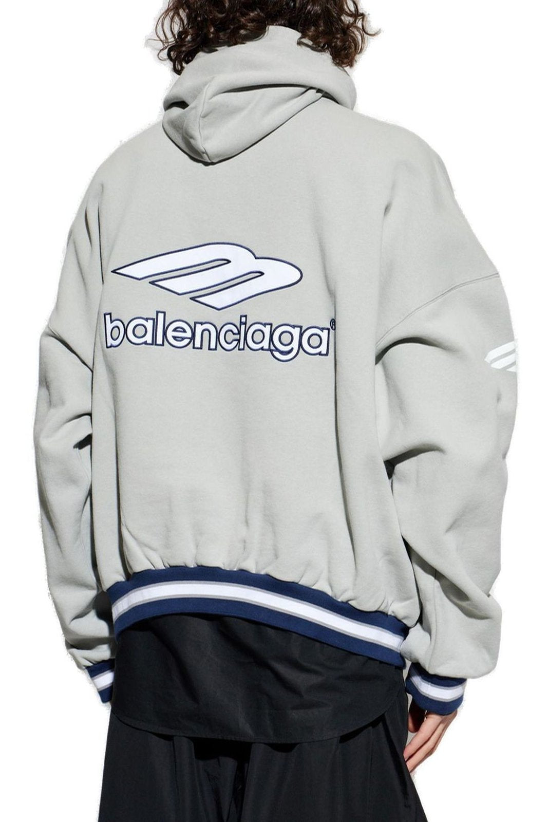 Balenciaga Logo-Detailed Polo Hoodie