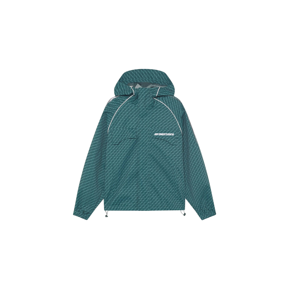 Eme Studios Echo Forest Grid Windbreaker