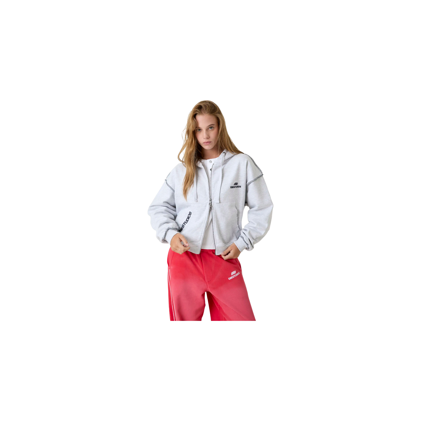 Eme Studios Edge Heather Grey Full Zip