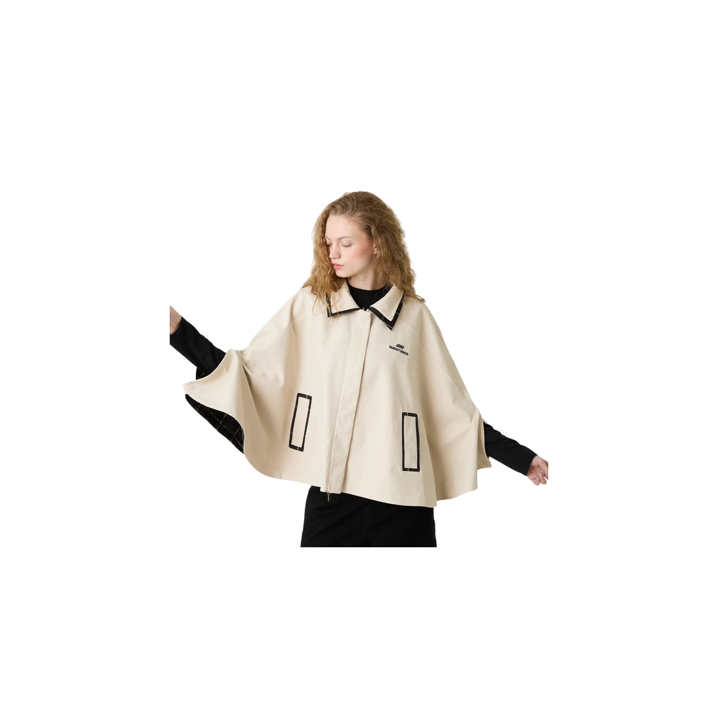 Eme Studios Edra Light Camel Reversible Cape