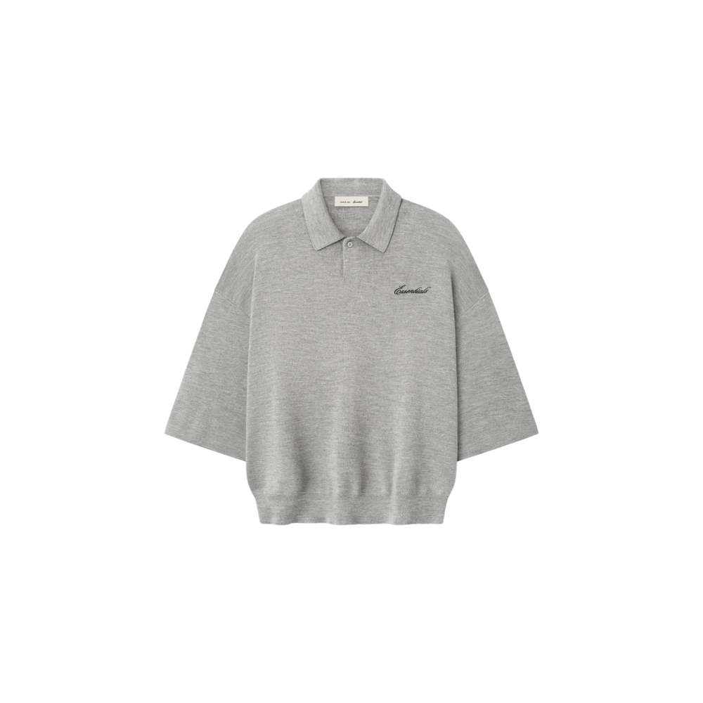 Fear of God Essentials Signature 3/4 Sleeve 90s Knit Polo