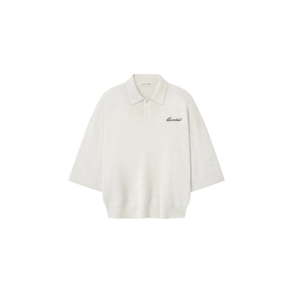 Fear of God Essentials Signature 3/4 Sleeve 90s Knit Polo