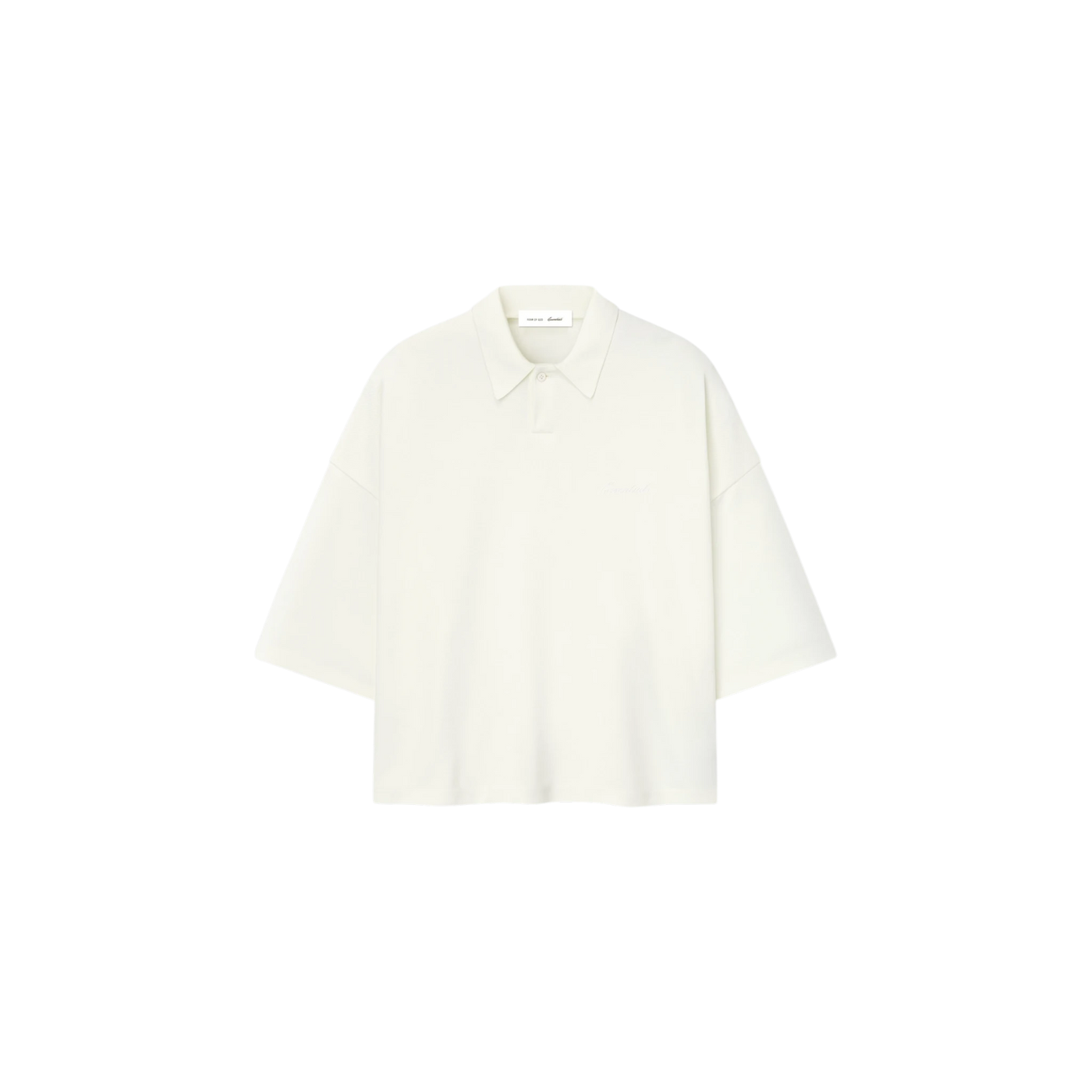 Fear of God Essentials Pique Signature 90s Cropped Polo