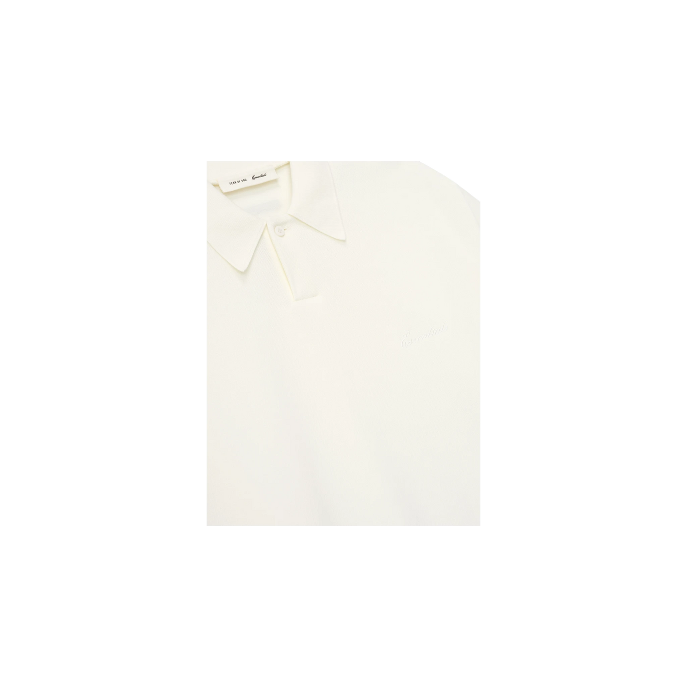 Fear of God Essentials Pique Signature 90s Cropped Polo