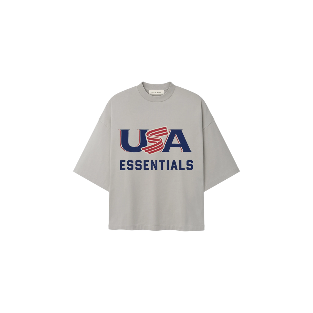 Fear of God Essentials USA Baseball Merch T-shirt