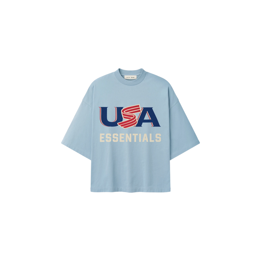 Fear of God Essentials USA Baseball Merch T-shirt
