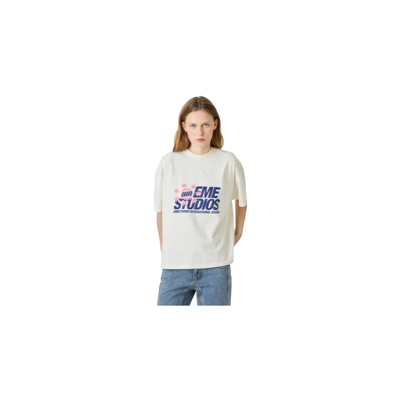 Eme Studios Euro Star Off Sand Oversized T-Shirt
