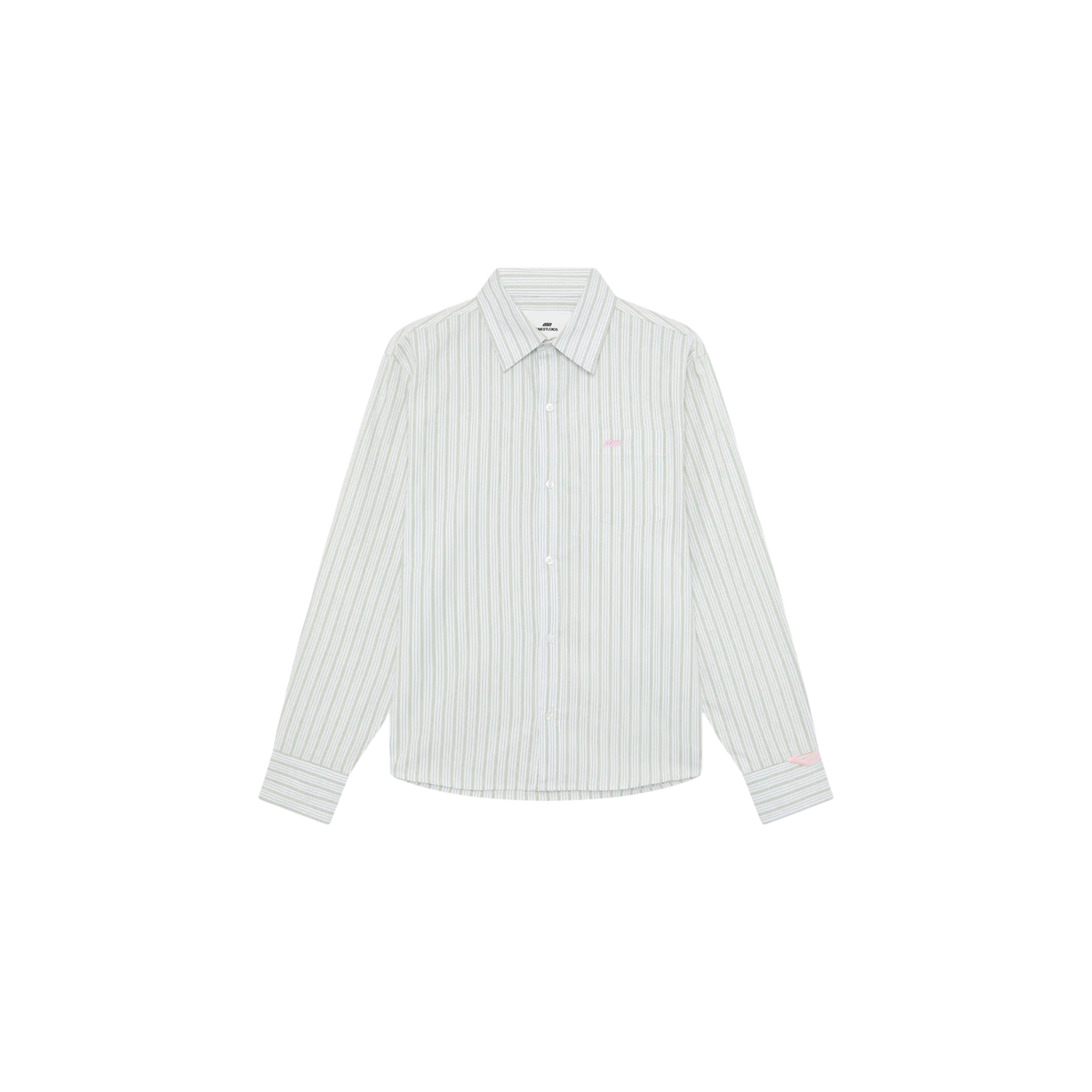 Eme Studios Faelled Green Boxy Shirt