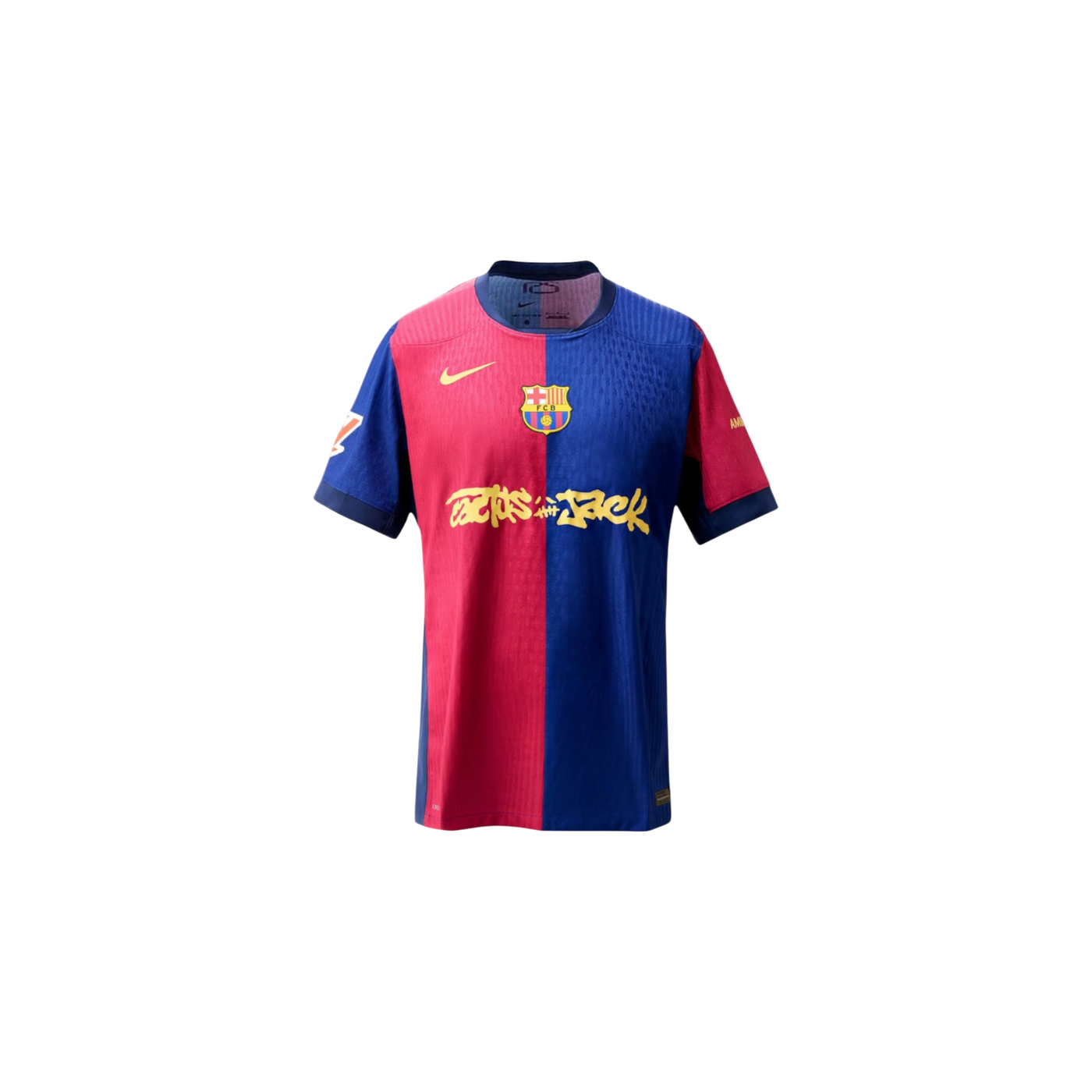 FC Barcelona x Travis Scott Limited Edition Match Home 2024/25 Jersey Blue/Scarlet