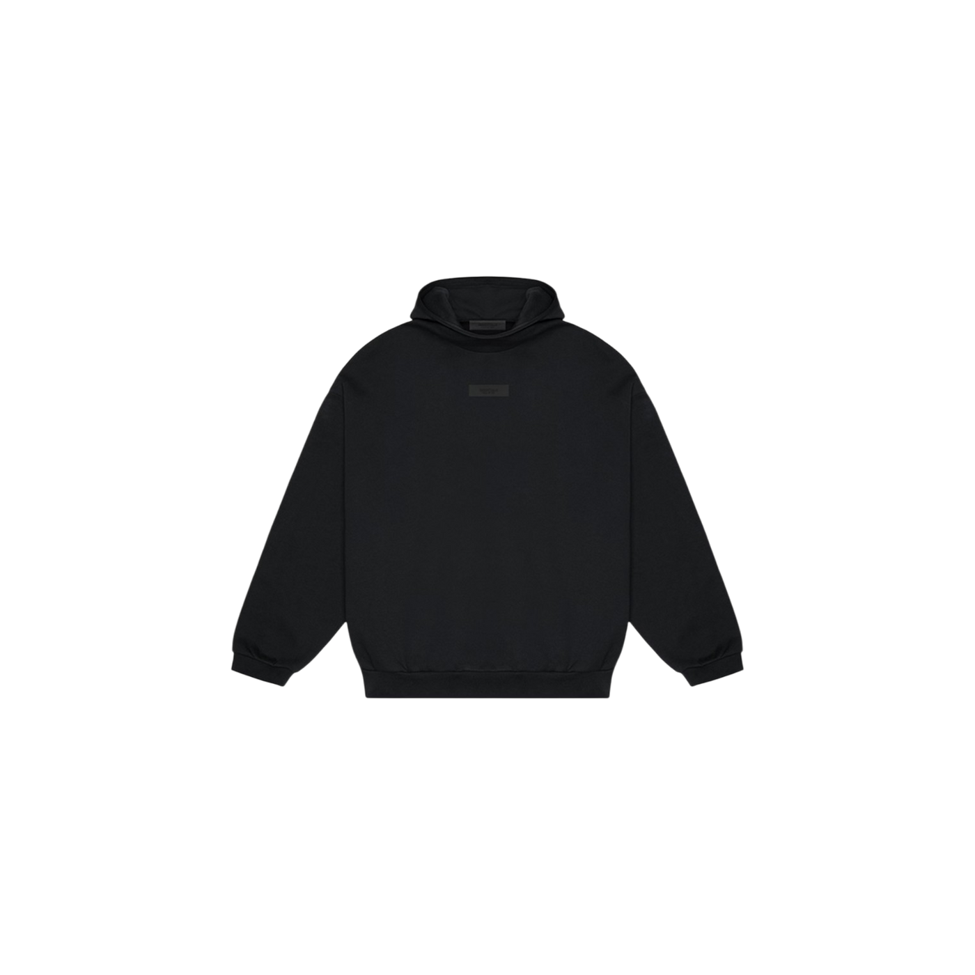 Fear of God Essentials Chest Logo Hoodie Jet Black/Jet Black