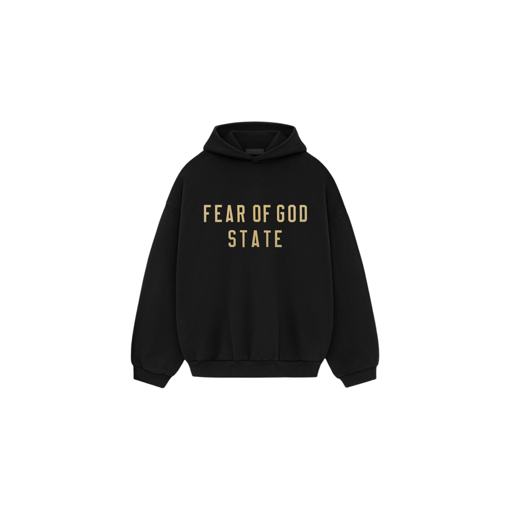 Fear of God Essentials Fleece Hoodie Black