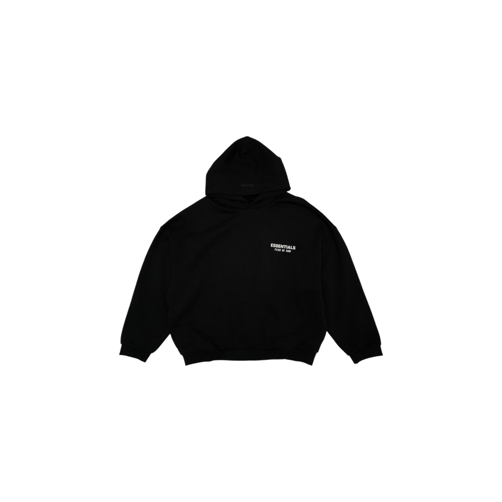 Fear of God Essentials Fleece Hoodie (FW24) Black