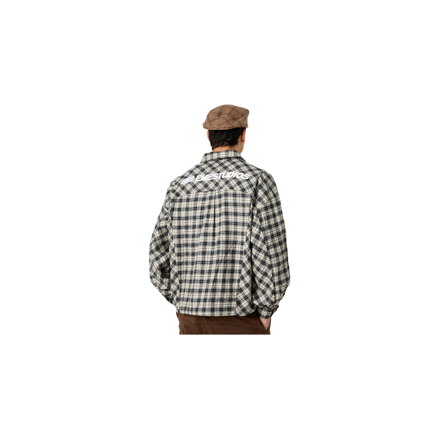 Eme Studios Fitz Popover Chocolate Shirt