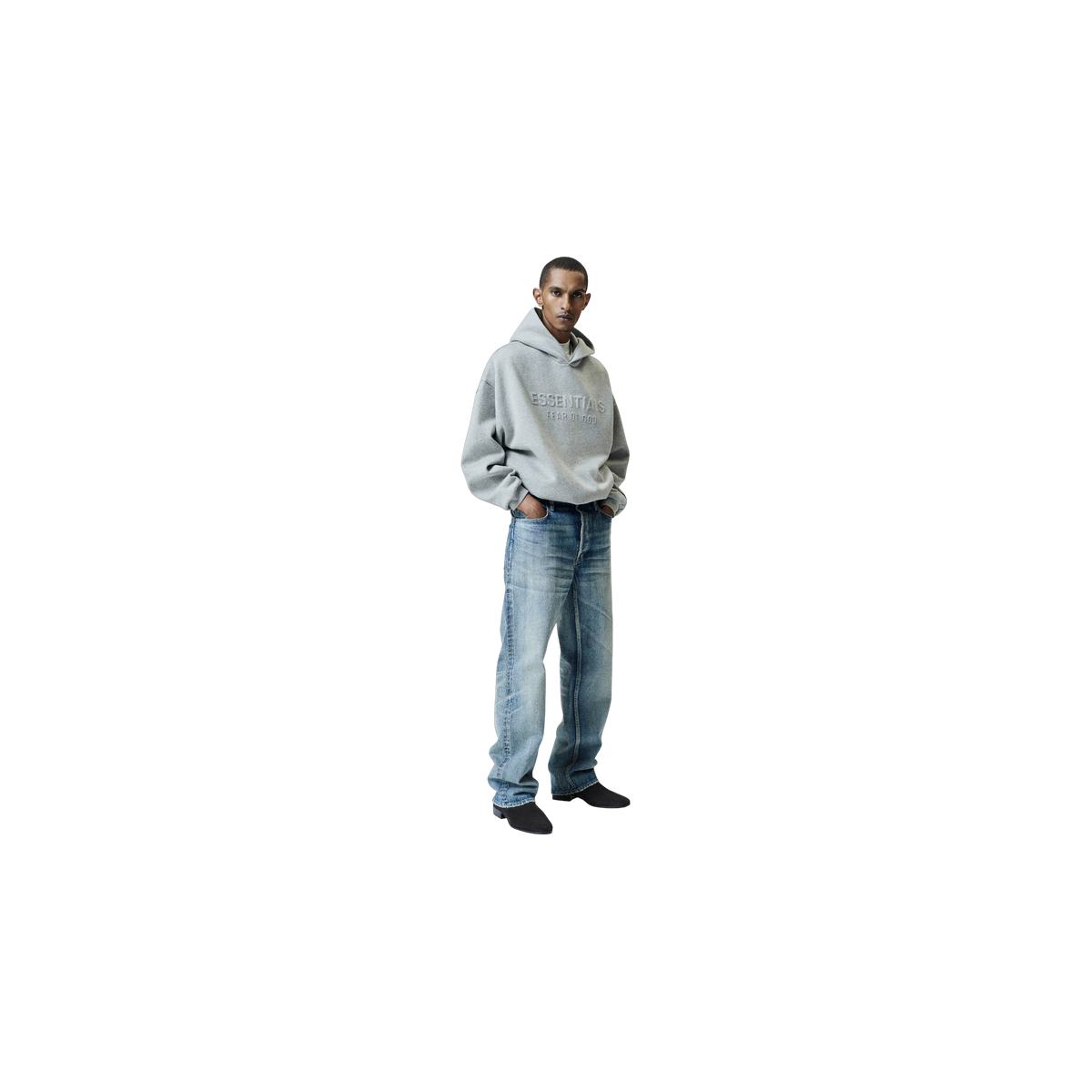 Buzo Fear of God Essentials Embossed 90s Relaxed Warm Heather