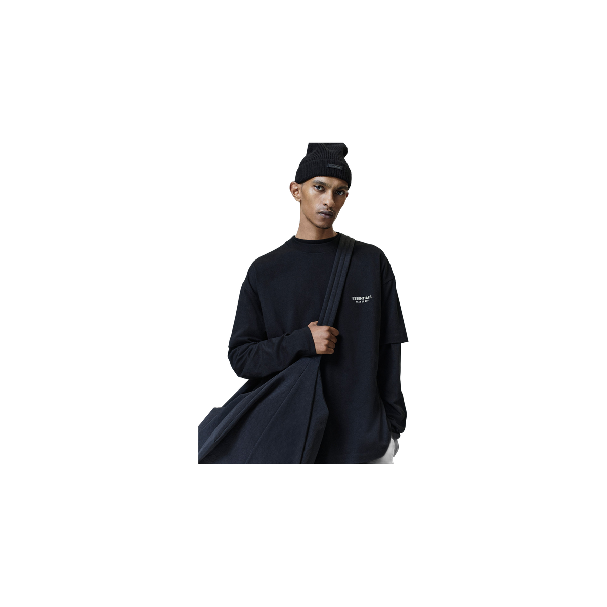 Remera Fear of God Essentials Classic Negro