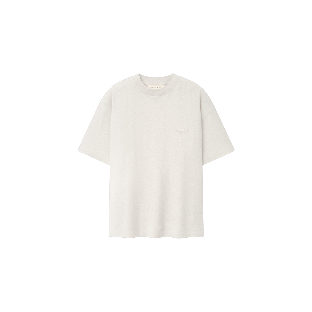 Remera Fear of God Essentials Classic Oatmeal Heather