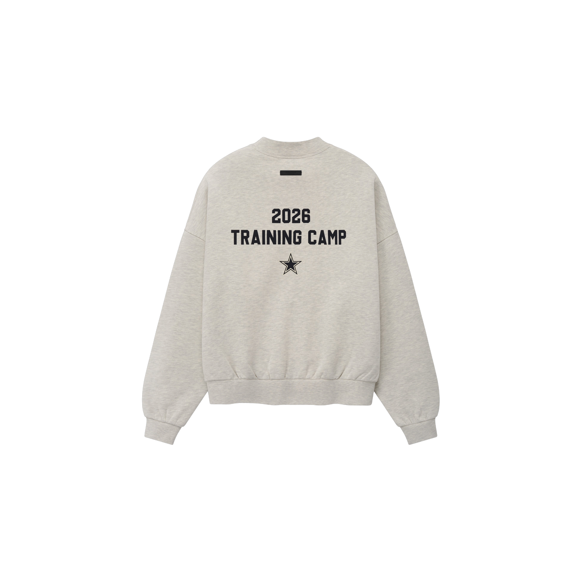 Buzo Fear of God Essentials Dallas Cowboys Training Camp Boxy Fit Light Heather