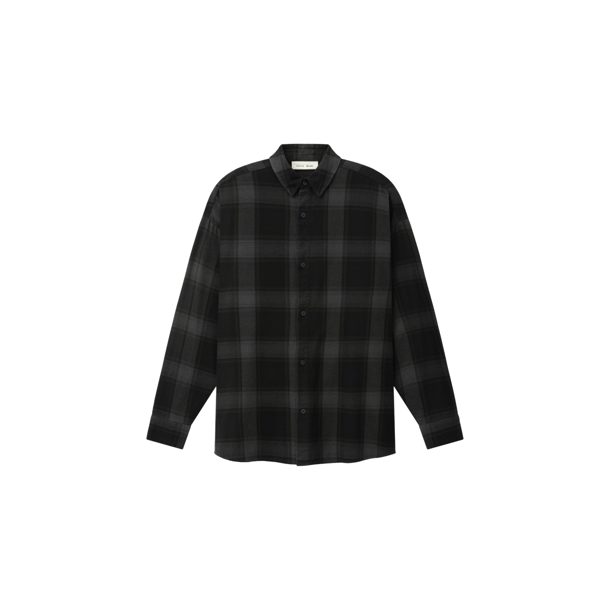 Camisa Fear of God Essentials Black Plaid