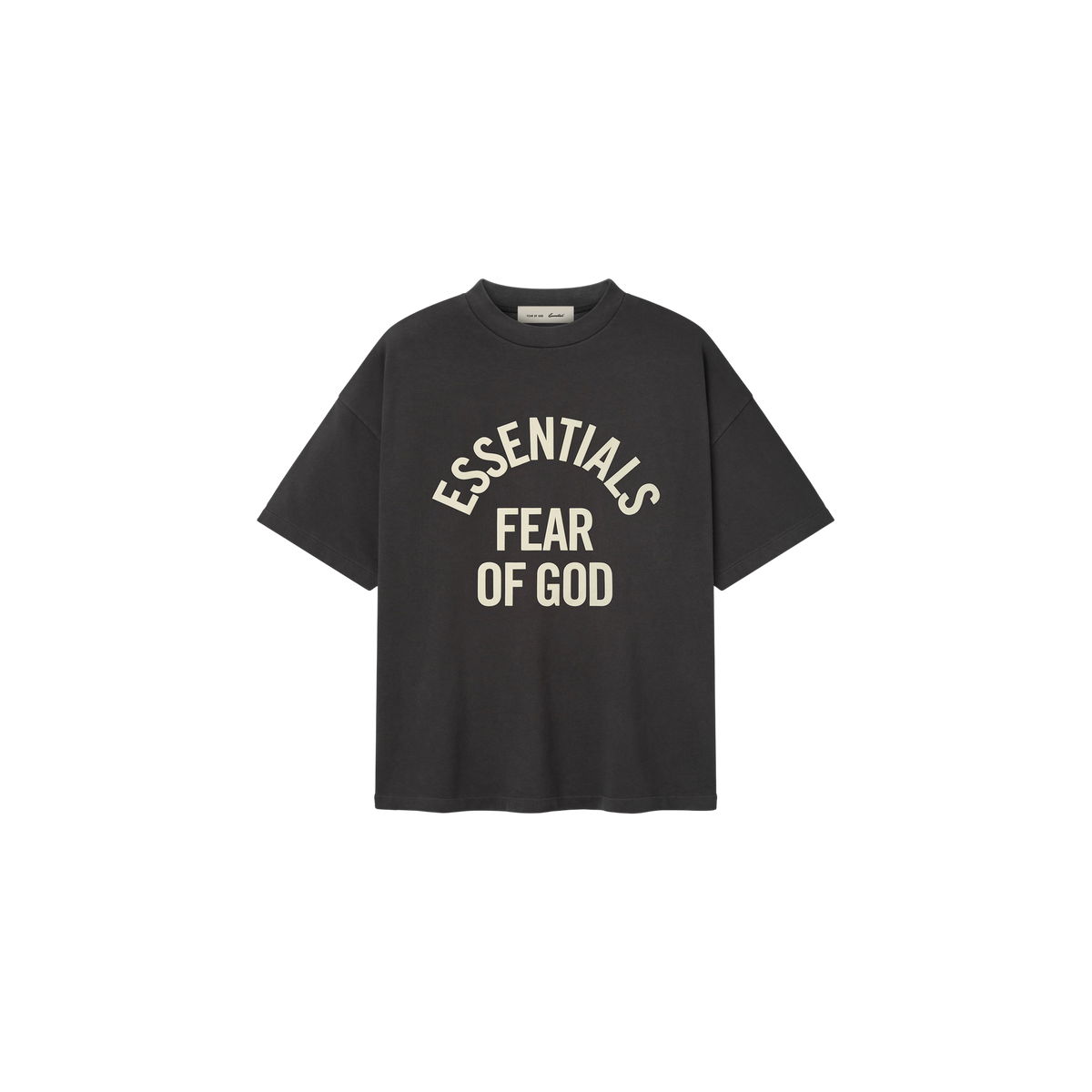 Remera Fear of God Essentials Campus 90s Faded Black