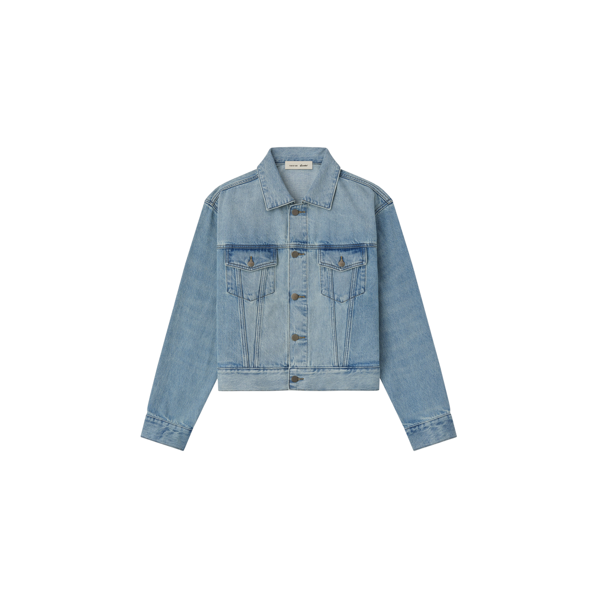 Campera Fear of God Essentials Classic Denim Classic Blue