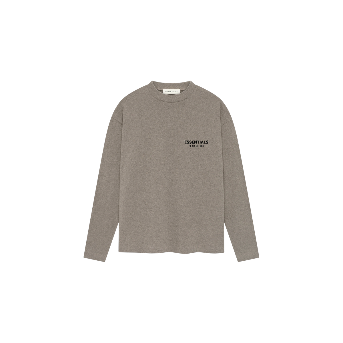 Remera Manga Larga Fear of God Essentials Classic Homestead Heather
