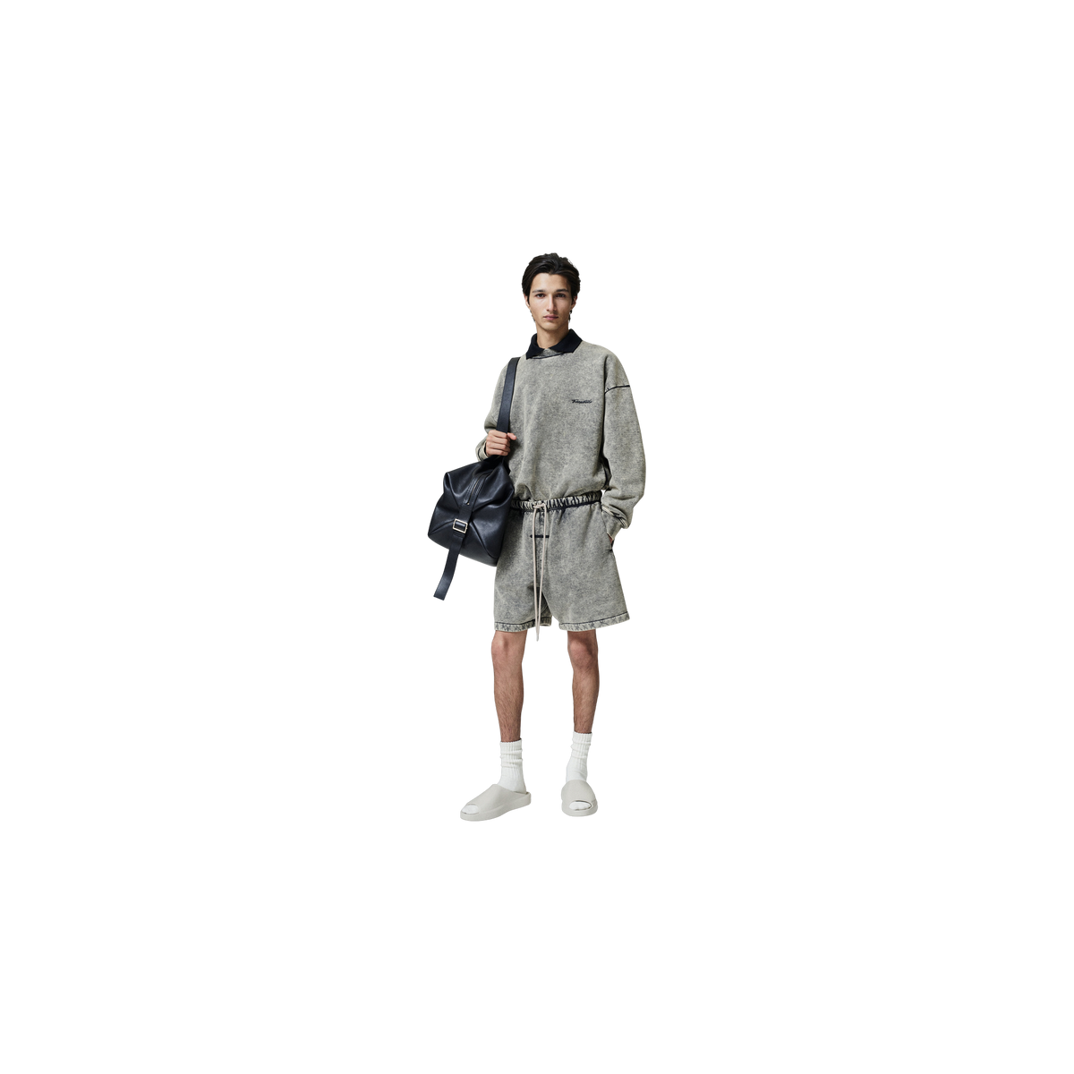 Shorts Fear of God Essentials Classic Sulphur Black Cloud Wash