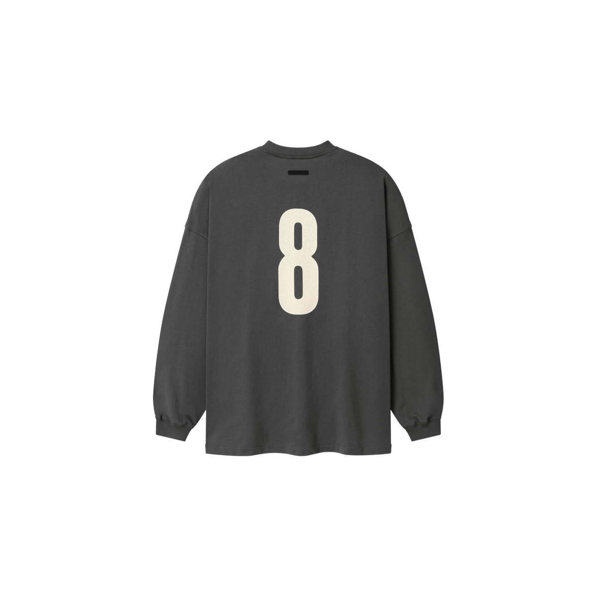 Remera Manga Larga Fear of God Essentials Merch Iron Grey
