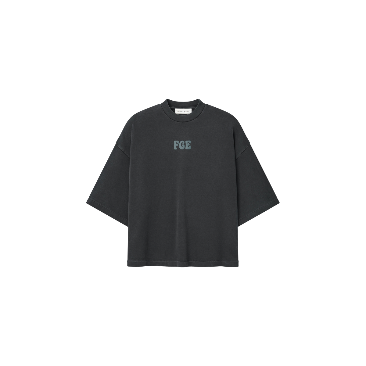 Remera Fear of God Essentials Heavy Merch Boxy Fit Washed Iron Grey