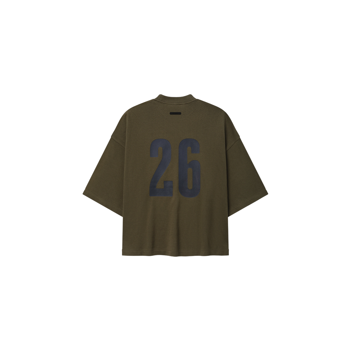Remera Fear of God Essentials Sport Mesh Merch Boxy Fit Moss