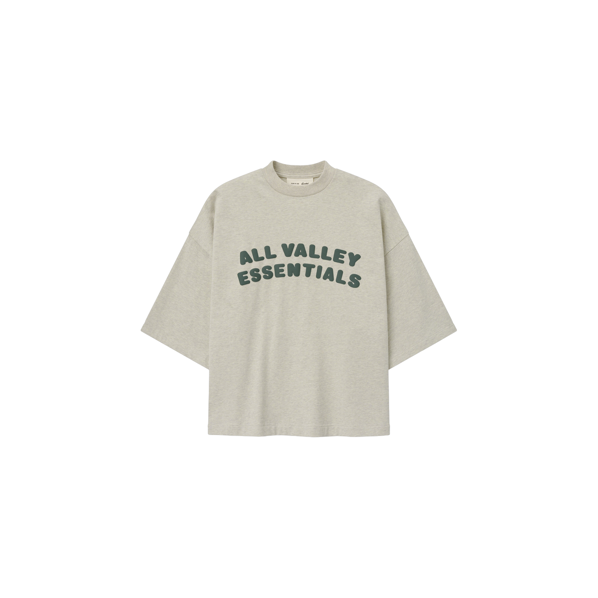 Remera Fear of God Essentials Merch Boxy Fit Vanilla Heather