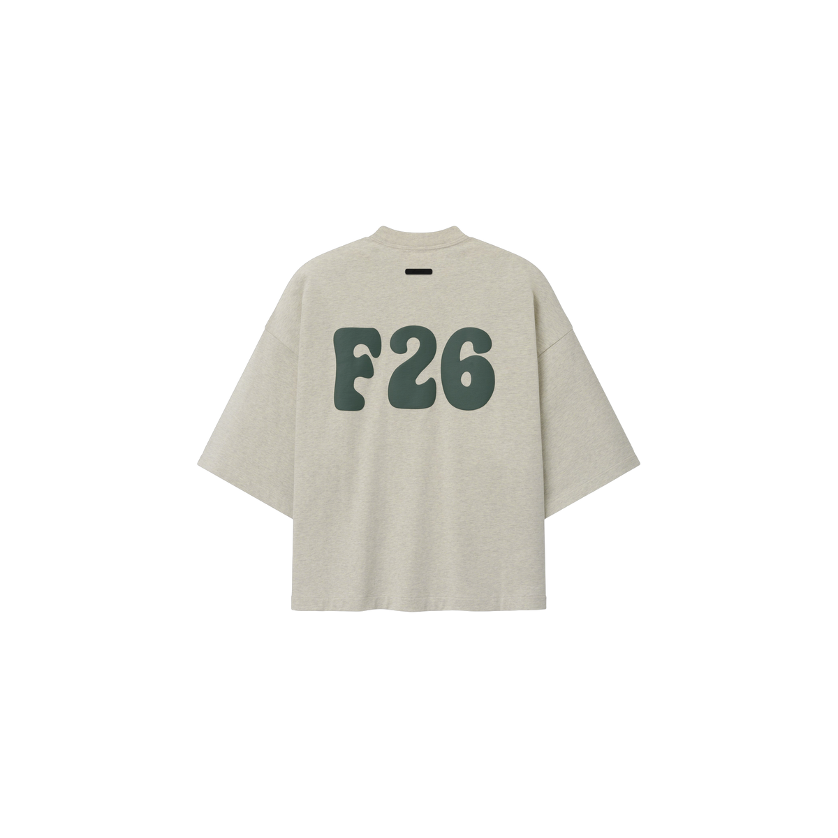Remera Fear of God Essentials Merch Boxy Fit Vanilla Heather