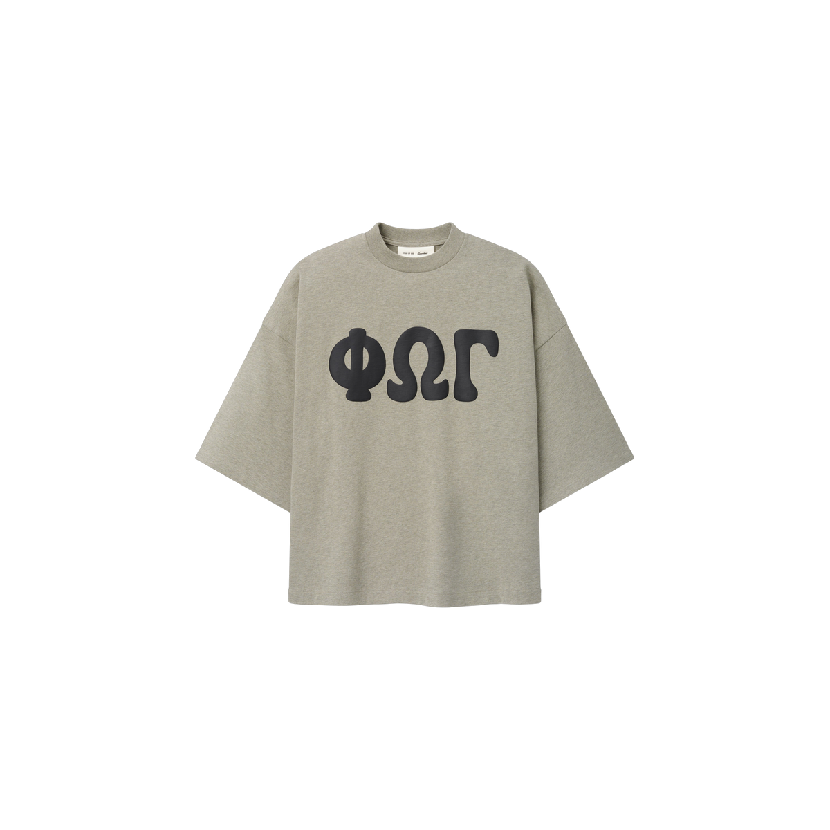 Remera Fear of God Essentials Merch Boxy Fit Seal Heather