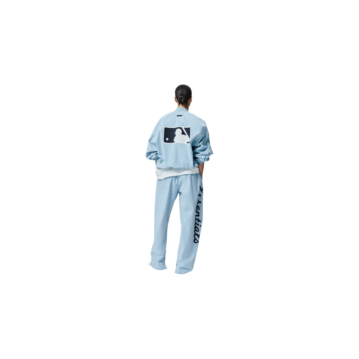 Bomber Fear of God Essentials Mlb Bomber Stone Blue