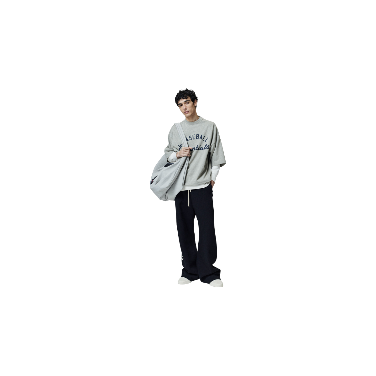 Remera Fear of God Essentials Mlb Merch Seal Heather