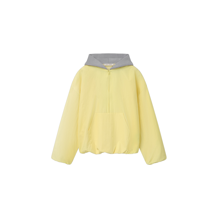 Buzo Fear of God Essentials Ripstop Moto Half Zip Sulphur
