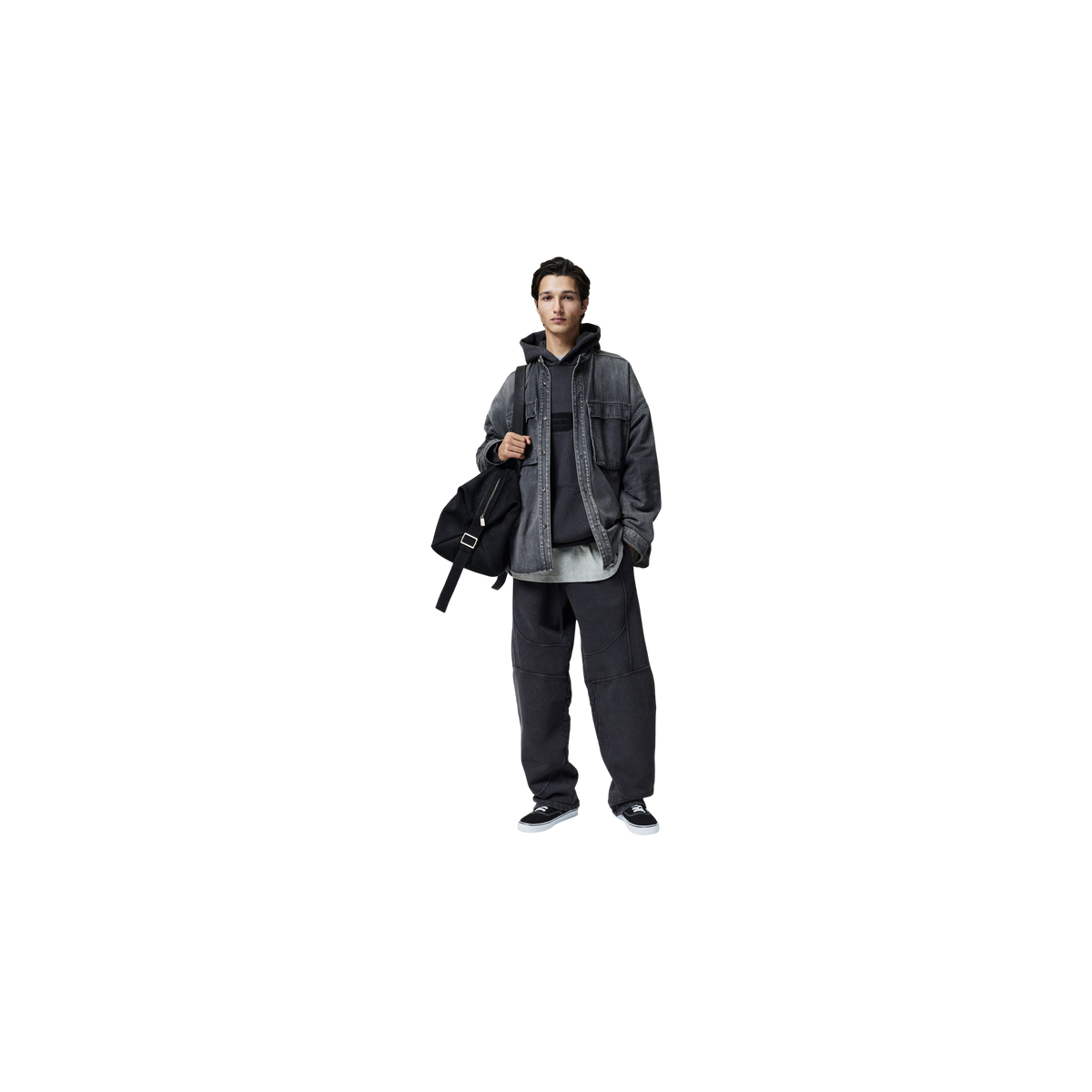Jogging Fear of God Essentials Moto Mineral Washed Vintage Black