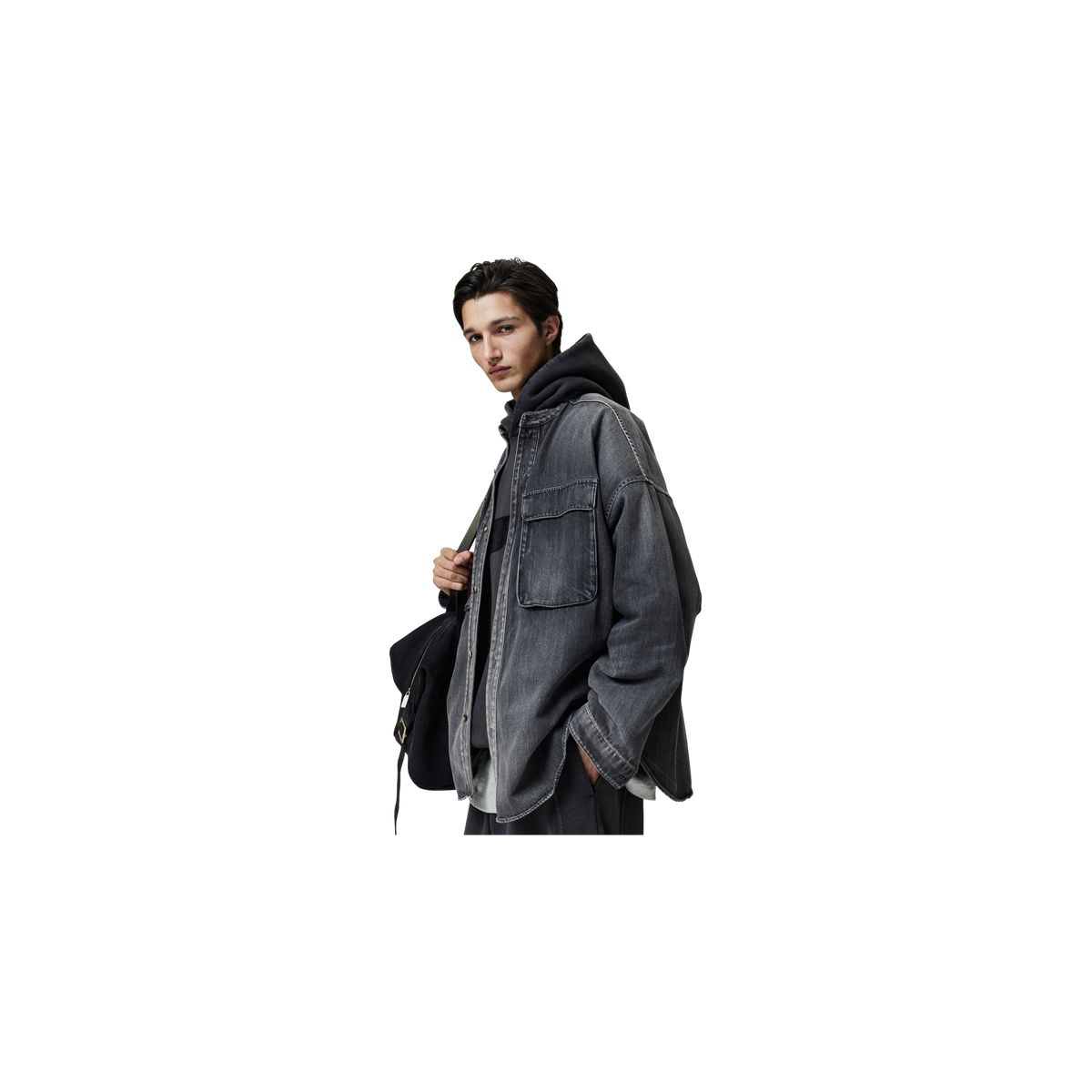 Jogging Fear of God Essentials Moto Mineral Washed Vintage Black
