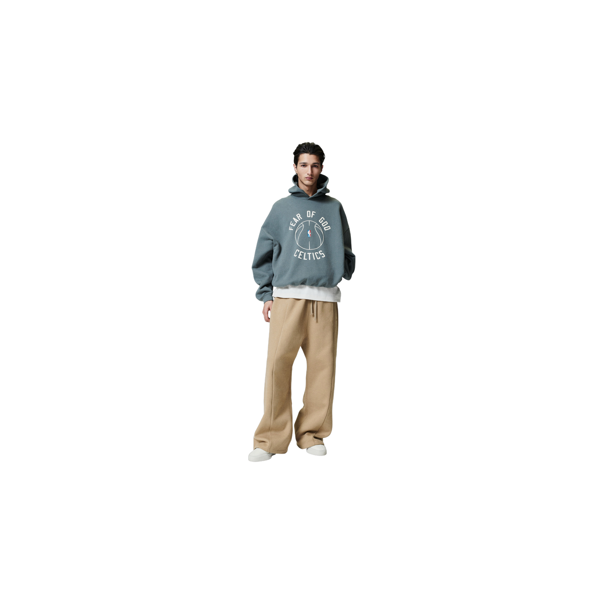 Buzo Fear of God Essentials Celtics x Barkley Hendricks 90s Balsam Green