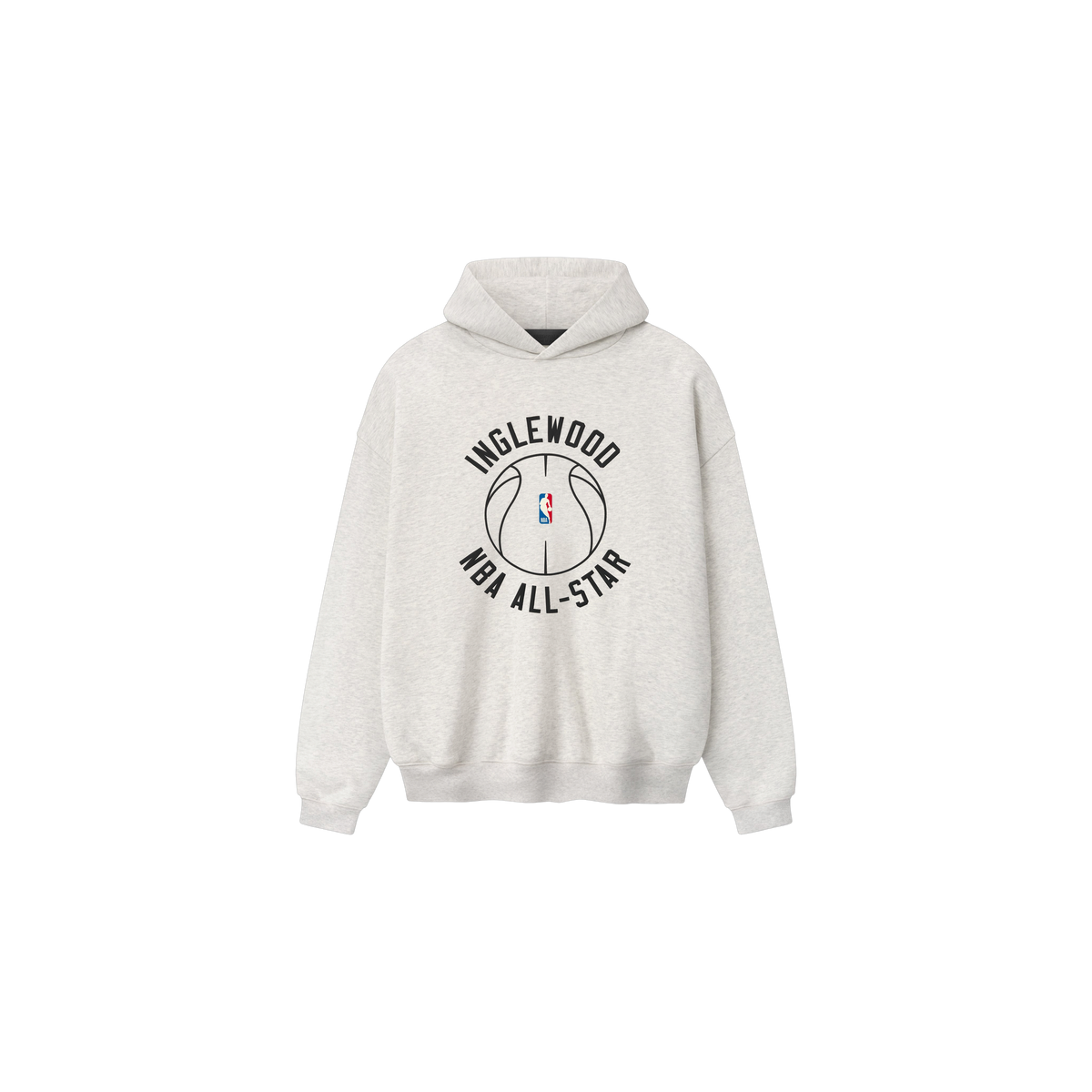 Buzo Fear of God Essentials Inglewood x All Star Weekend '26 90s Oatmeal Heather