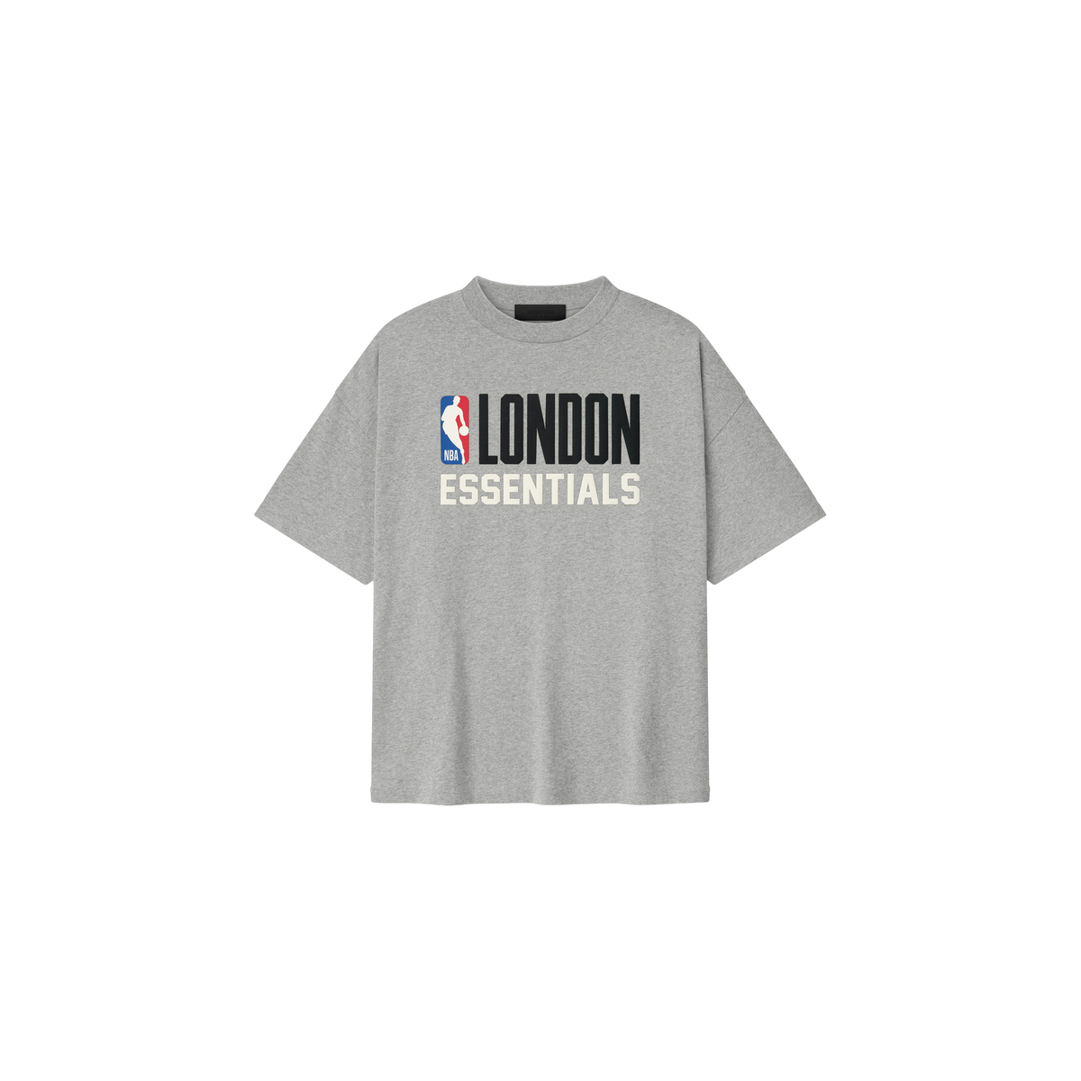 Remera Fear of God Essentials London 90s Fit Concrete Heather