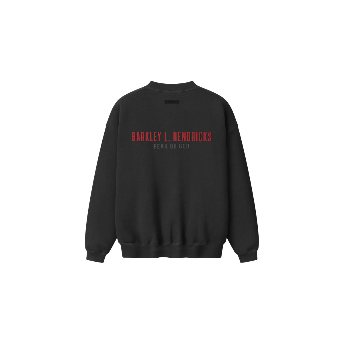 Buzo Fear of God Essentials Nba x Barkley Hendricks 90s Faded Black